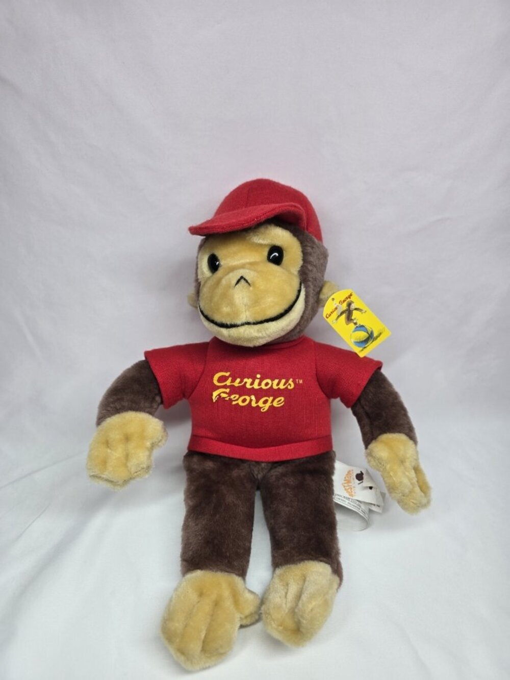 Vintage CURIOUS GEORGE Plush Monkey Large 14” BEST-MADE TOYS LIMITED- READ